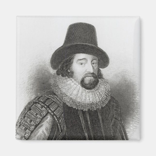 Imã Retrato de Francis Bacon (Frente)