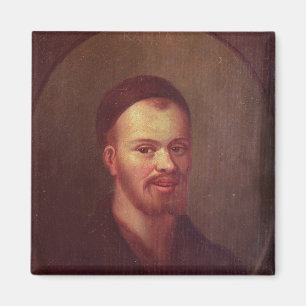 Imã Retrato de Francois Rabelais, satírico francês