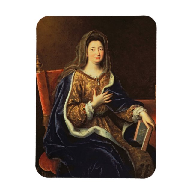 Ímã Retrato de Francoise d'Aubigne (1635-1719) as Mães (Vertical)