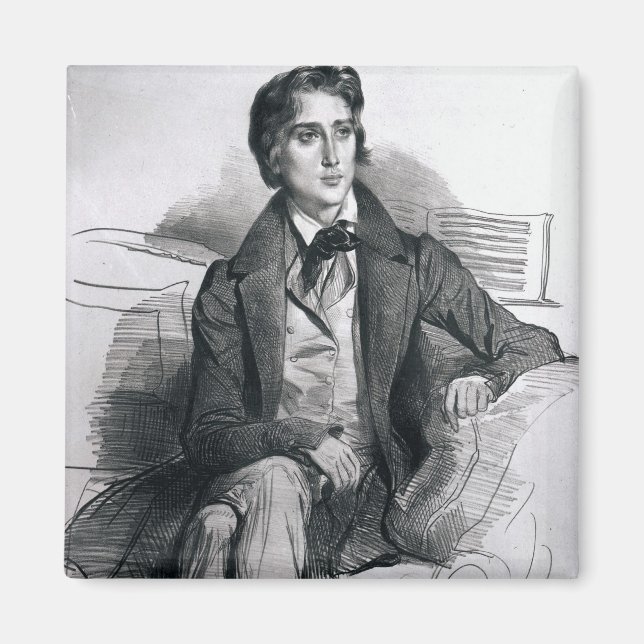 Imã Retrato de Franz Liszt agosto de 1832 (Frente)