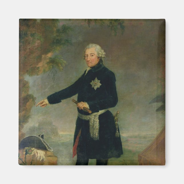 Imã Retrato de Frederick II, o Excelente, 1772 (Frente)