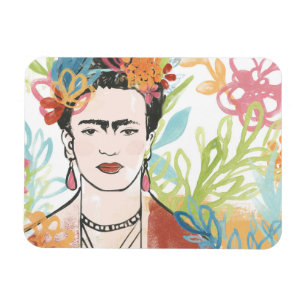 Ímã Retrato de Frida Kahlo