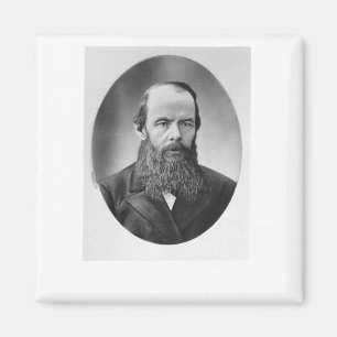 Imã Retrato de Fyodor Mikhailovich Dostoyevsky