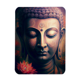 Ímã Retrato de Gautam Buddha Art Poster