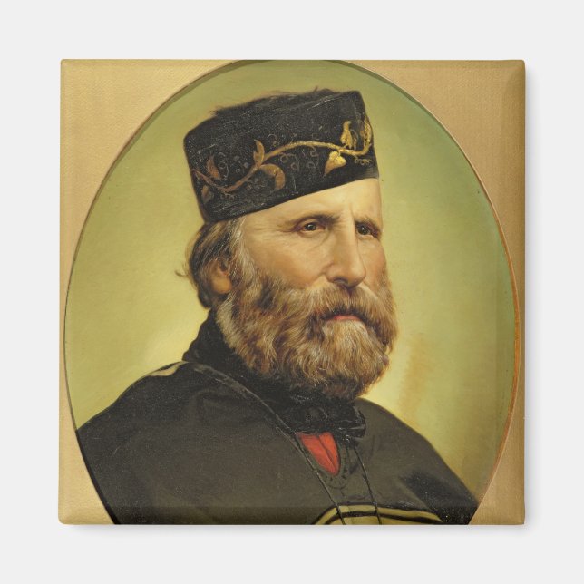 Imã Retrato de Giuseppe Garibaldi (Frente)