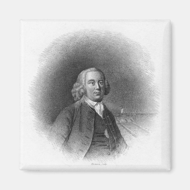 Imã Retrato de James Brindley (Frente)