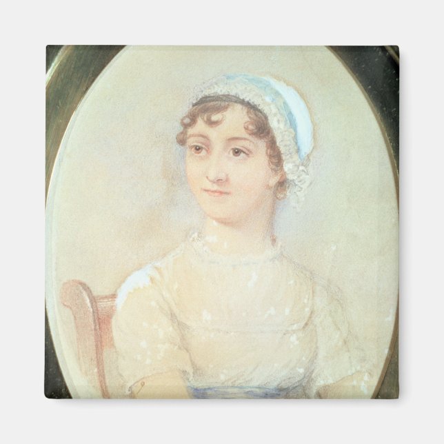 Imã Retrato de Jane Austen (Frente)