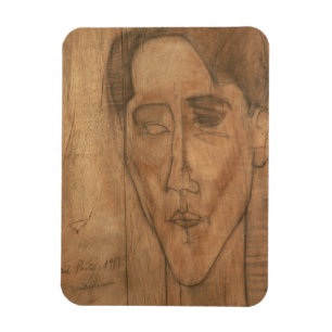 Ímã Retrato de Jean Cocteau (1889-1963) 1917 (lápis