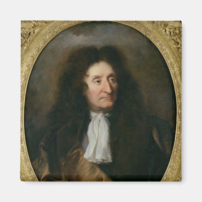 Imã Retrato de Jean de La Fontaine (Frente)