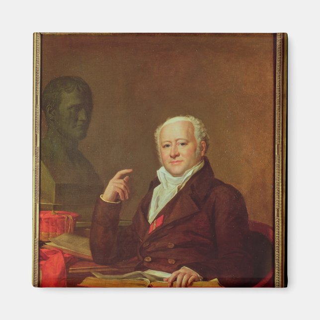 Imã Retrato de Jean Nicolas Corvisart des Marets (Frente)