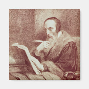 Imã Retrato de João Calvino (1509-1564) (gravura)