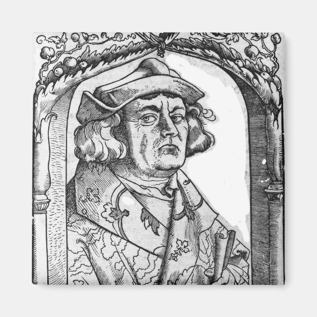 Imã Retrato de John de Indagine (Frente)