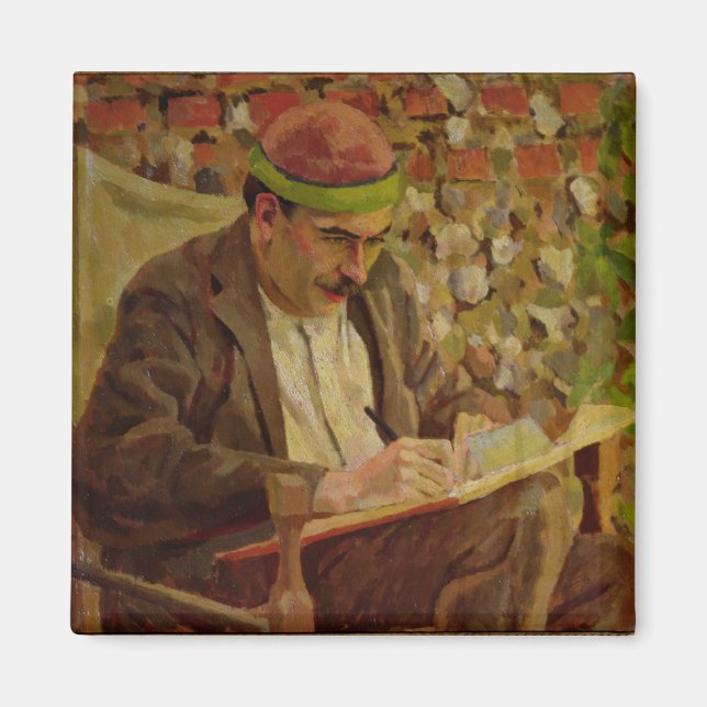 Imã Retrato de John Maynard Keynes (1883-1946) (óleo (Frente)