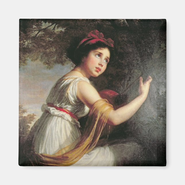Imã Retrato de Julie Le Brun, c.1797 (Frente)