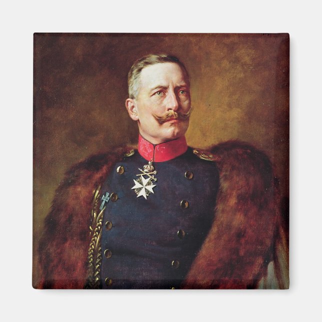 Imã Retrato de Kaiser Wilhelm II (Frente)