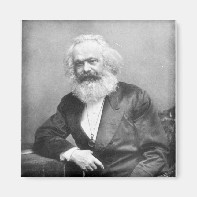 Imã Retrato de Karl Marx (Frente)