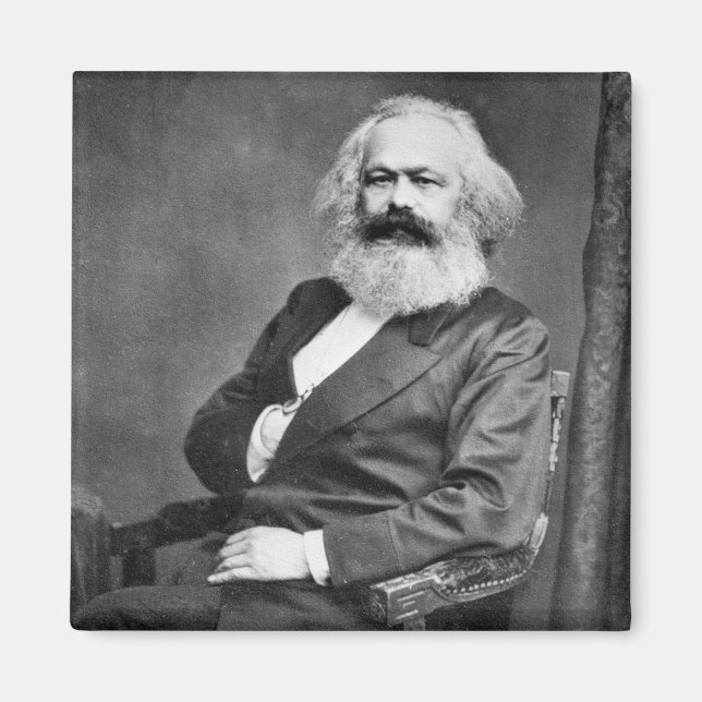 Imã Retrato de Karl Marx (Fundador do Marxismo) (Frente)