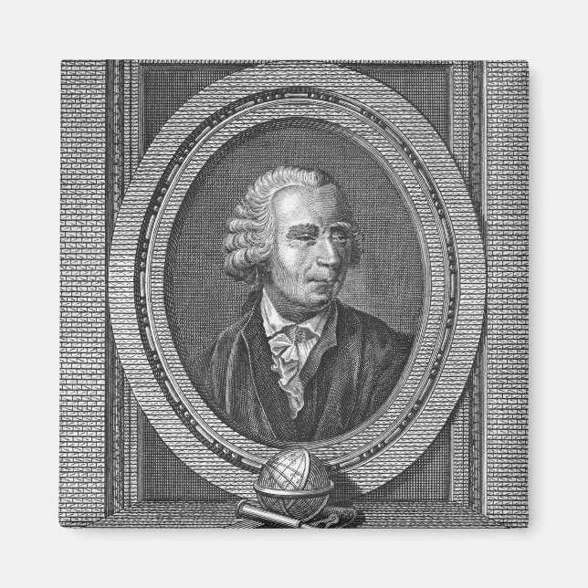 Imã Retrato de Leonard Euler (Frente)