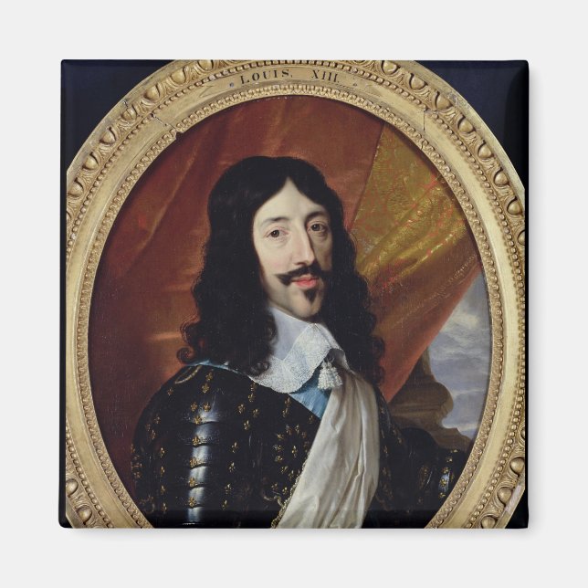 Imã Retrato de Luís XIII após 1610 (Frente)