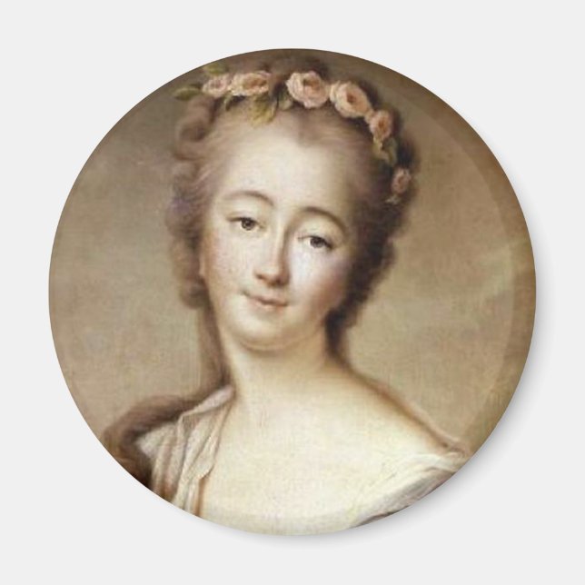 Imã Retrato de Madame du Barry (Frente)