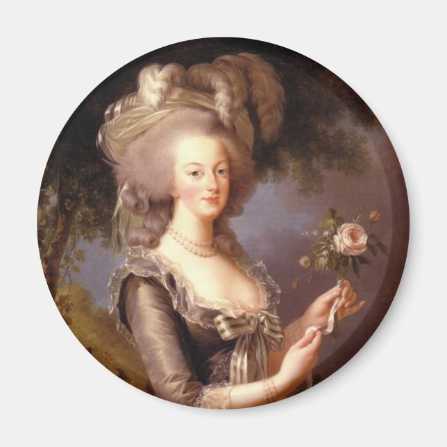 Imã Retrato de Maria Antonieta, Rainha da França (Frente)