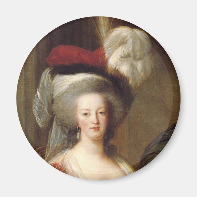 Imã Retrato de Maria Antonieta, Rainha da França (Frente)