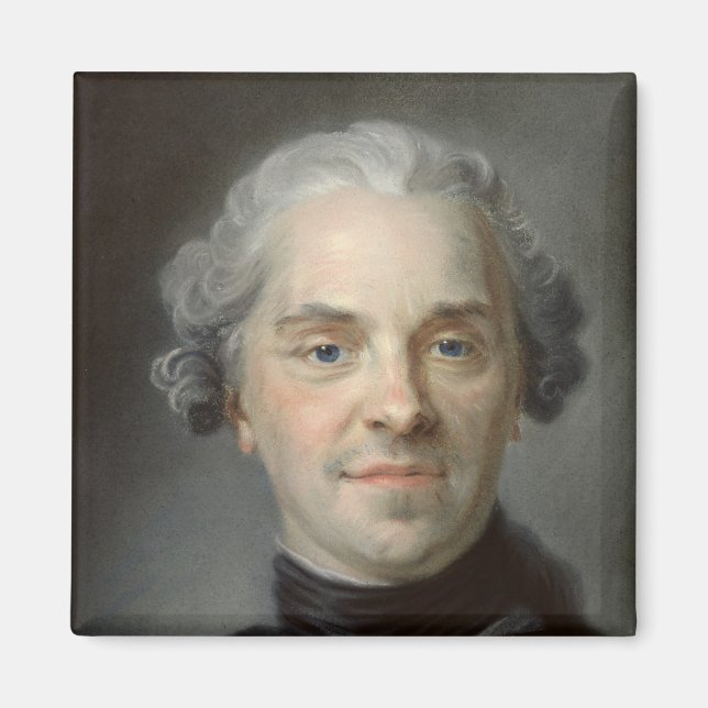 Imã Retrato de Maurice, Comte de Saxe 1747 (Frente)