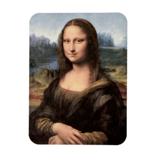 Ímã Retrato de Mona Lisa / Pintura