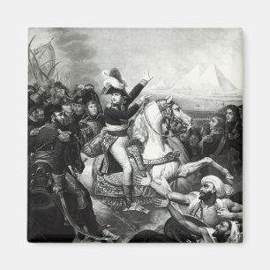 Imã Retrato de Napoleon como o herói de conquista