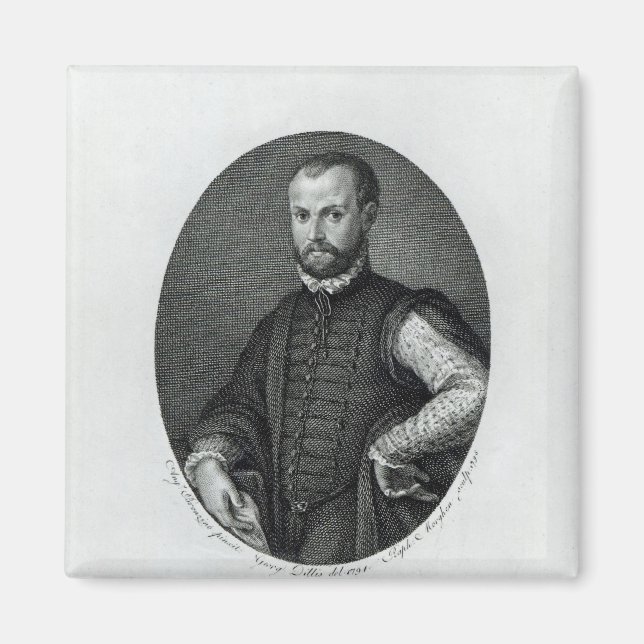 Imã Retrato de Niccolo Maquiavelli (Frente)