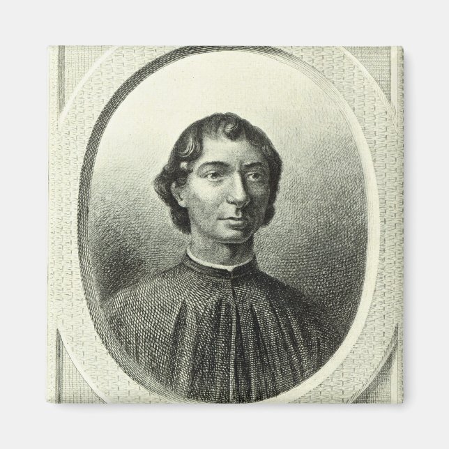 Imã Retrato de Niccolo Maquiavelli (Frente)