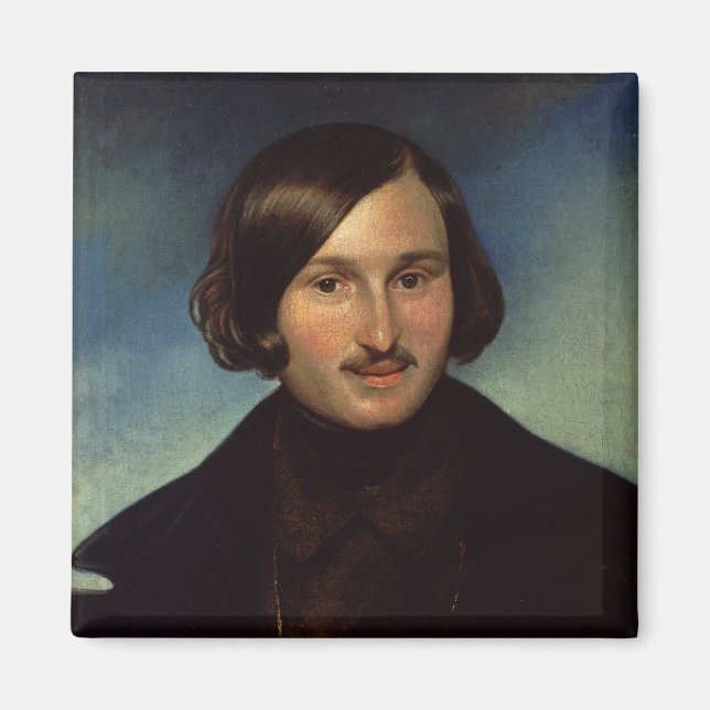 Imã Retrato de Nikolay Gogol, 1841 (Frente)