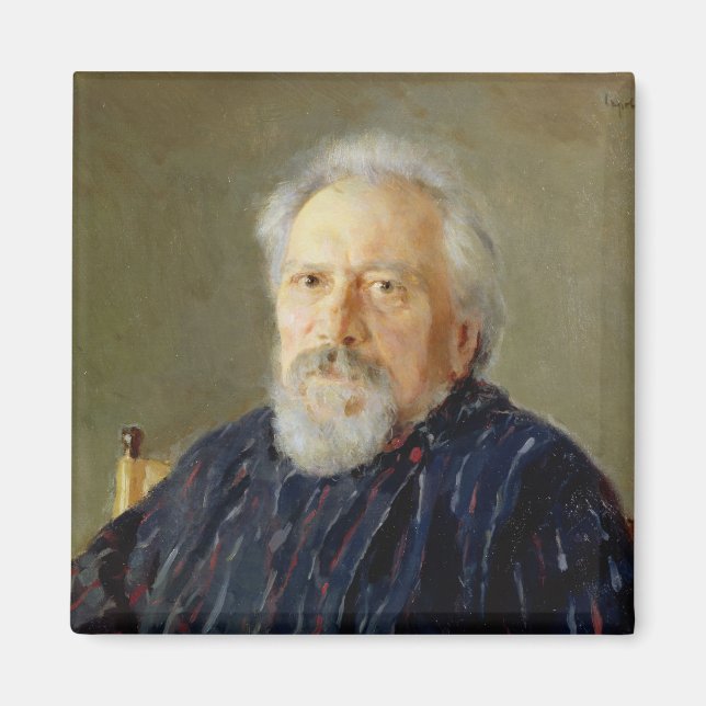 Imã Retrato de Nikolay Leskov (Frente)