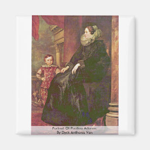Imã Retrato de Paolina Adorno. Por Dyck Anthonis Van