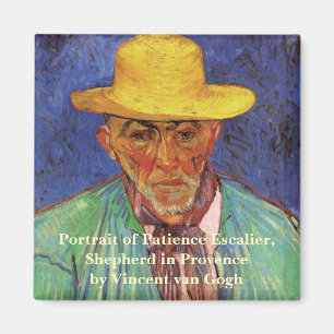 Imã Retrato de Patience Escalier por Vincent van Gogh