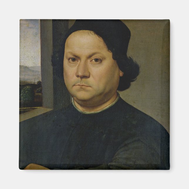 Imã Retrato de Perugino, c.1504 (tempera sobre madeira (Frente)
