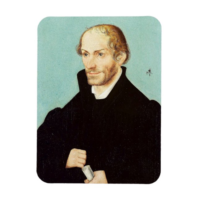 Ímã Retrato de Philip Melanchthon, 1537 (Vertical)