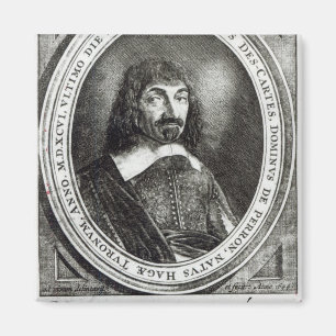 Imã Retrato de Rene Descartes, 1644