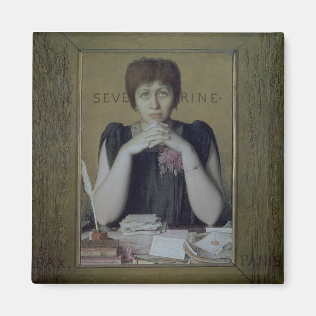 Imã Retrato de Severina (Caroline Remy) (1855-1929) ( (Frente)