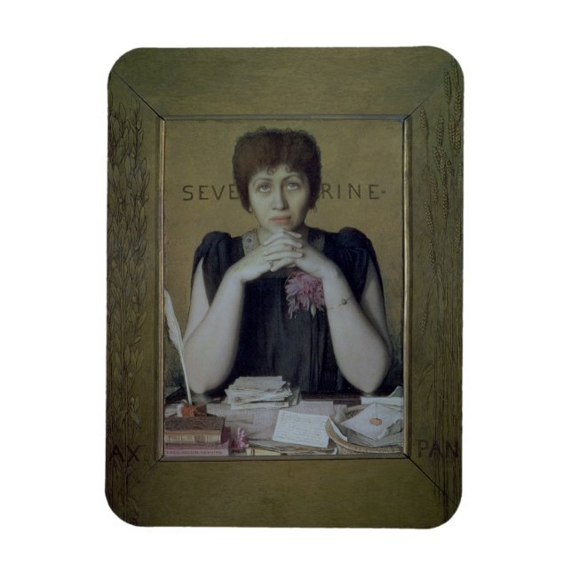 Ímã Retrato de Severina (Caroline Remy) (1855-1929) ( (Vertical)