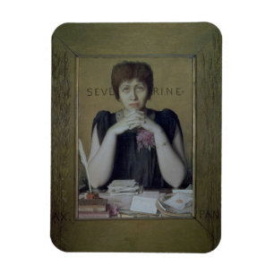 Ímã Retrato de Severine (Caroline Remy) (1855-1929) (
