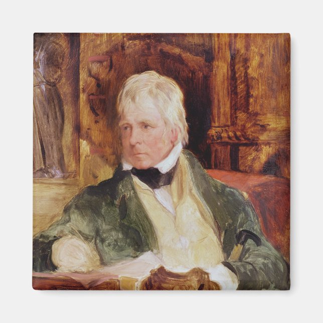 Imã Retrato de Sir Walter Scott (Frente)