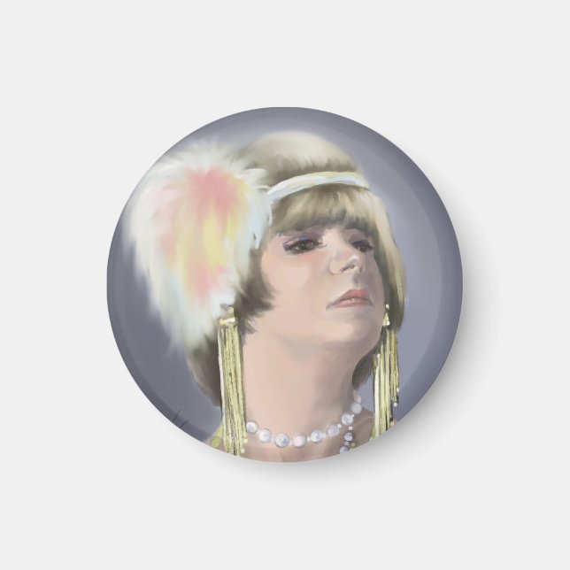 Imã Retrato de Siren de Verão (Frente)