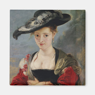 Imã Retrato de Susanna Lunden (?) (balde de Le Chapéu