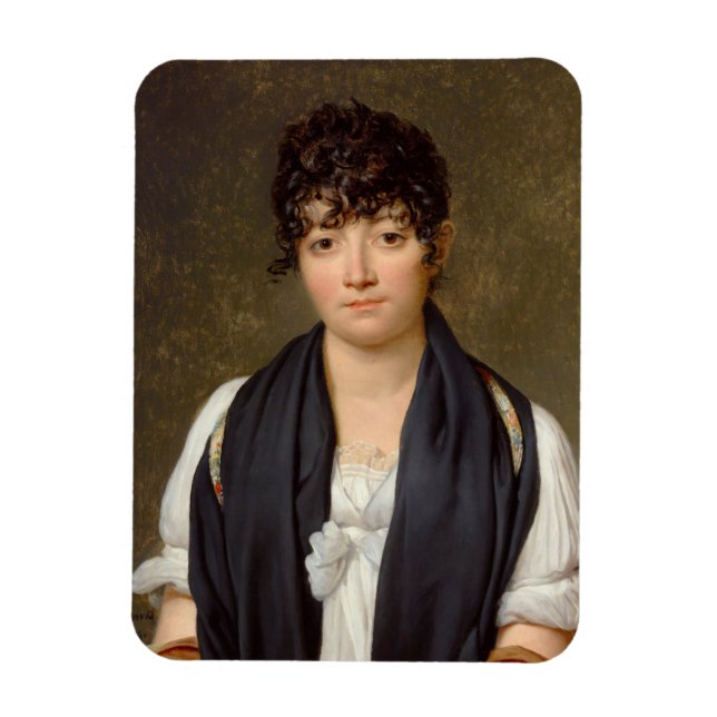 Ímã Retrato de Suzanne Le Peletier de Santo-Fargeau (Vertical)