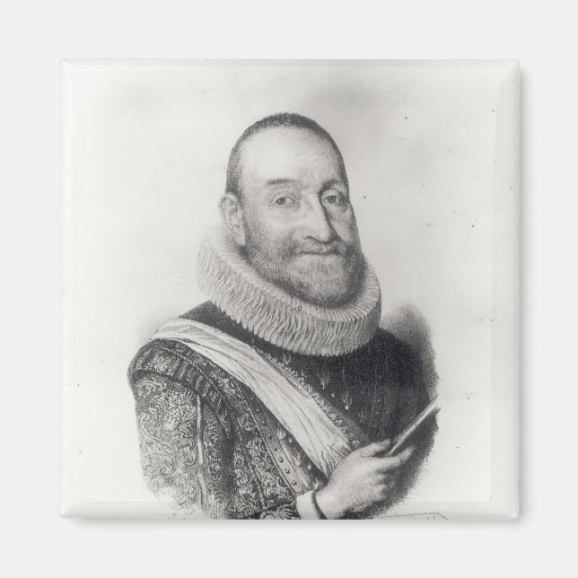 Imã Retrato de Theodore Agrippa d'Aubigne (Frente)