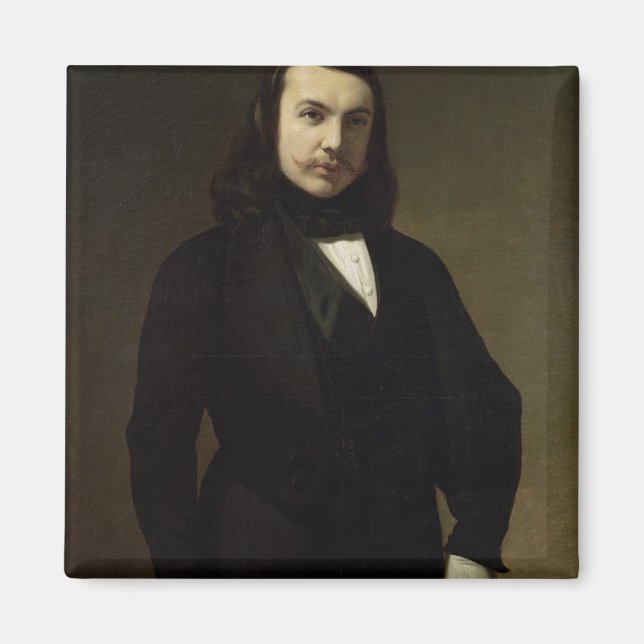 Imã Retrato de Theophile Gautier, 1839 (Frente)