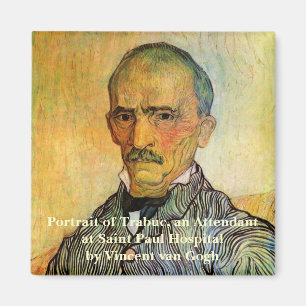 Imã Retrato de Trabuc por Van Gogh, Impressionismo Vin