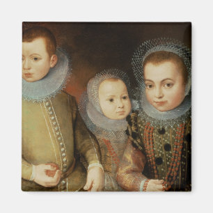 Imã Retrato de três crianças de Tudor