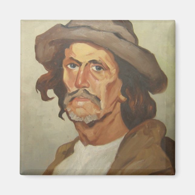 Imã Retrato de um camponês (por Ipolit Strâmbu) (Frente)